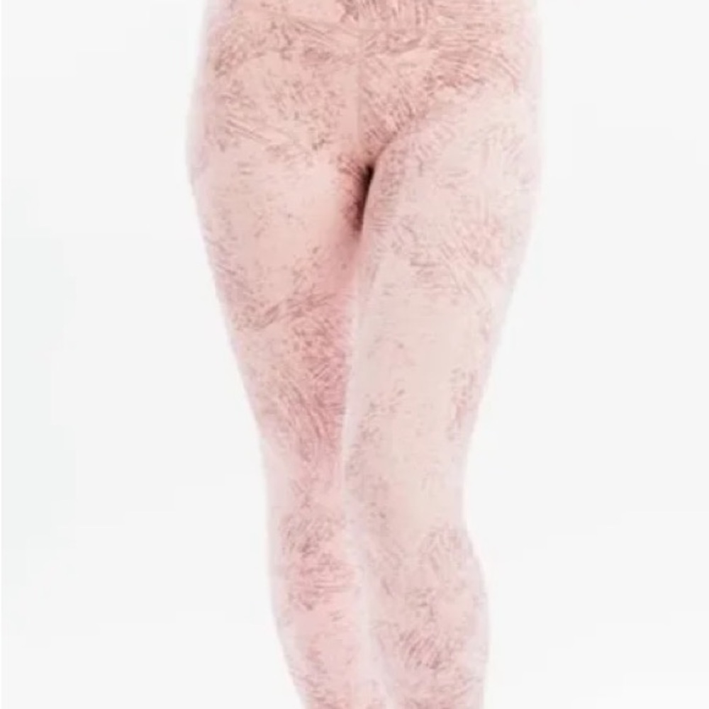 ZYIA Active Pink Etching Light N Tight Hi-Rise 7/8 24” RC Size 2